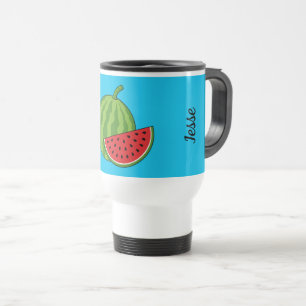 Vattenmelon och segment   Lägg till ditt namn Resemugg