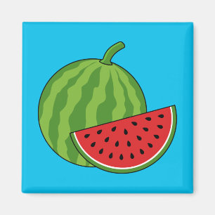 Vattenmelon och segment magnet