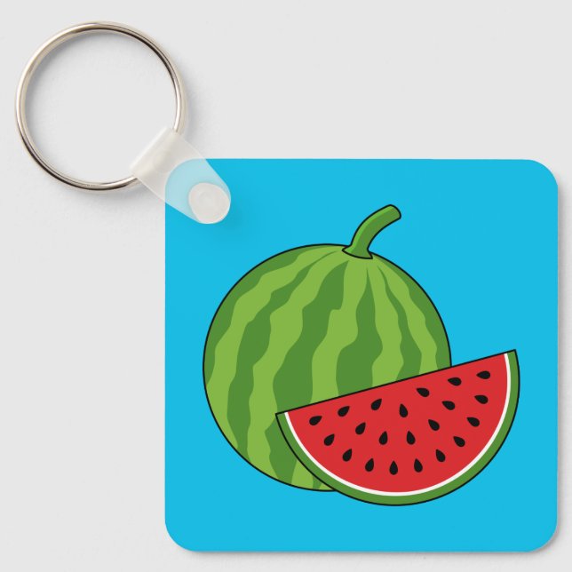 Vattenmelon och segment nyckelring (Framsida)