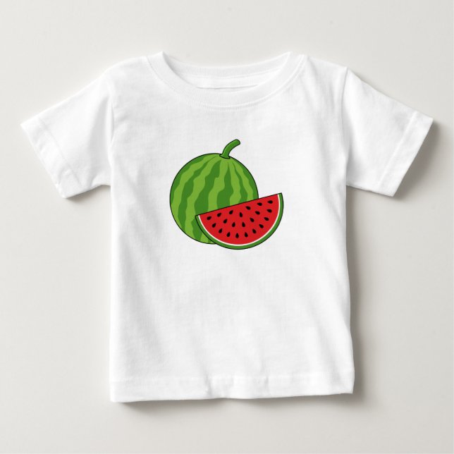 Vattenmelon och Slice T Shirt (Framsida)