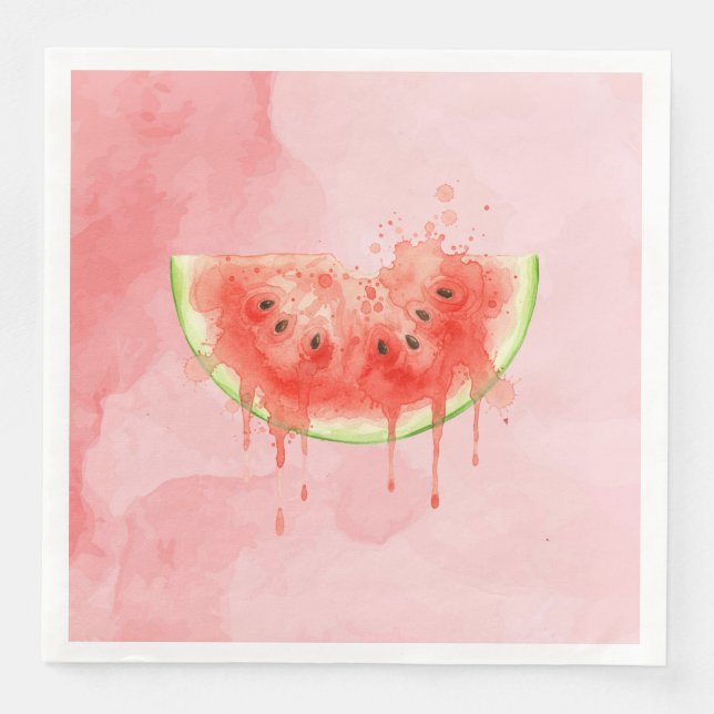 Vattenmelon Pappersservett (Framsida)