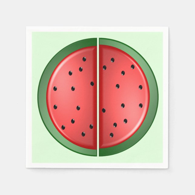 Vattenmelon Pappersservett (Framsidan)