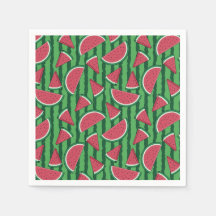 Vattenmelon Pappersservetter, Sommar Frukt Fest