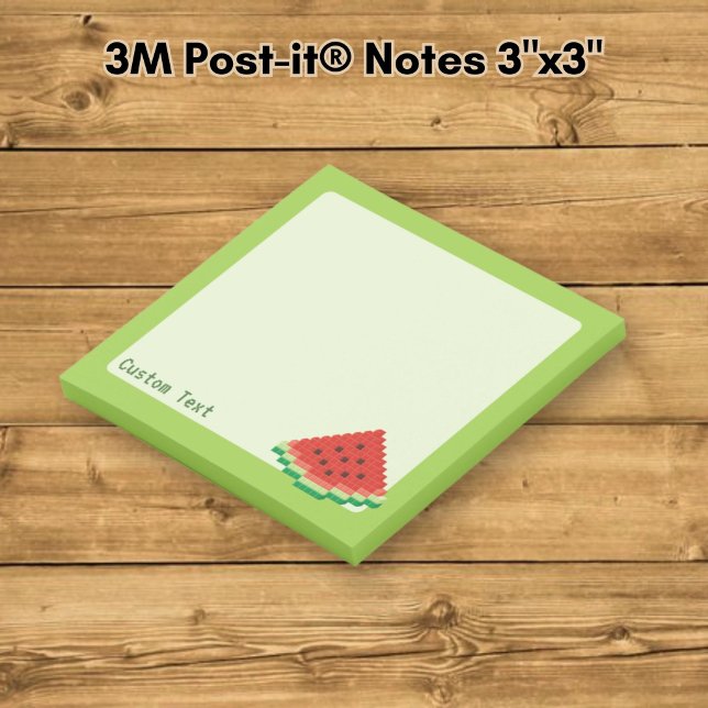 Vattenmelon Pixel Art Post-it Block (Skapare uppladdad)