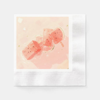 Vattenmelon Popsicle Pappersservett