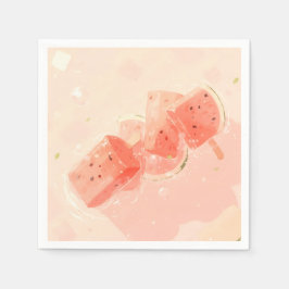 Vattenmelon Popsicle Pappersservett