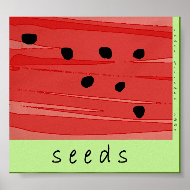 Vattenmelon Poster (Framsidan)