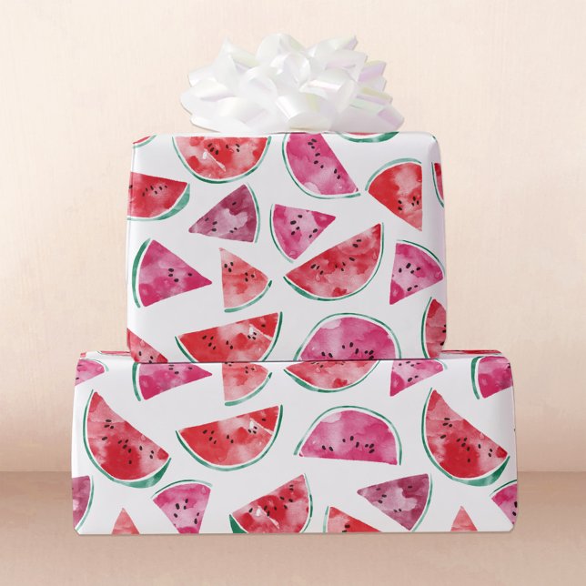 Vattenmelon Presentpapper (Skapare uppladdad)