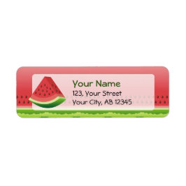 Vattenmelon Returadress Etikett