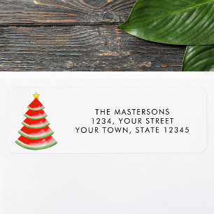 Vattenmelon Returadress Etikett