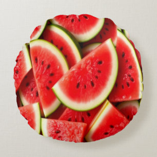 Vattenmelon Rund Kudde