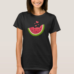 Vattenmelon slice Melon sommaruppehållet Season Fr T Shirt
