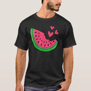 Vattenmelon slice Melon sommaruppehållet Season Fr T Shirt