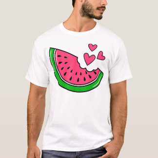 Vattenmelon slice Melon sommaruppehållet Season Fr T Shirt
