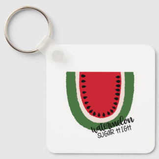 Vattenmelon Socker Nyckelring