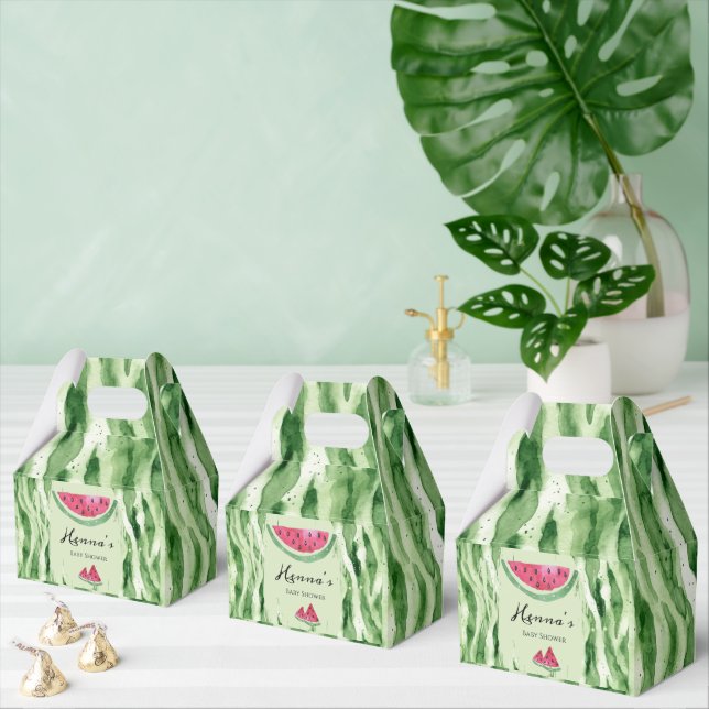 Vattenmelon Sommar Baby Shower  Presentaskar (Multipel)