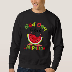 Vattenmelon Sommar Frukt Familj Lång Ärmad Tröja