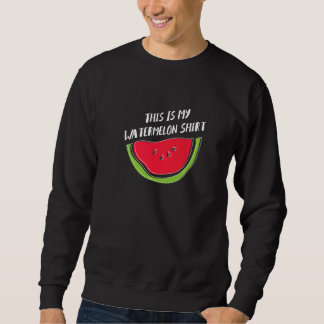 Vattenmelon Sommarfrukter Tropisk Melon Lång Ärmad Tröja