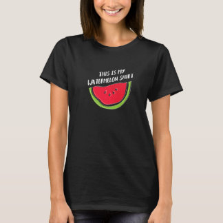 Vattenmelon Sommarfrukter Tropisk Melon T Shirt