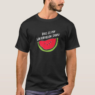 Vattenmelon Sommarfrukter Tropisk Melon T Shirt