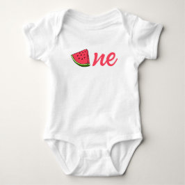 Vattenmelon Söt En i en Melon 1:a Barnets Födelsed T Shirt