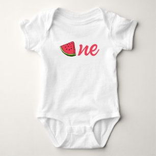 Vattenmelon Söt En i Melonen 1:a Barnets Födelseda T Shirt