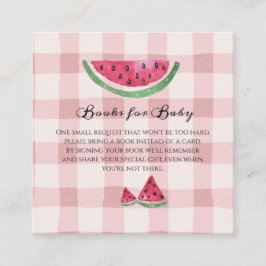 Vattenmelon Söt Flickas Sommar Böcker för Bebis   Tilläggskort