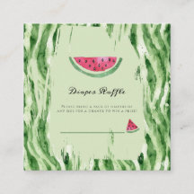 Vattenmelon Söt Tjej Sommar Blöja Lotteri