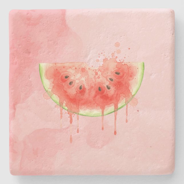 Vattenmelon Stenunderlägg (Framsidan)