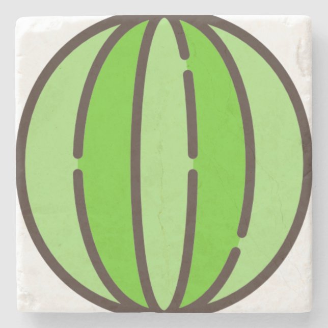vattenmelon stenunderlägg (Framsidan)