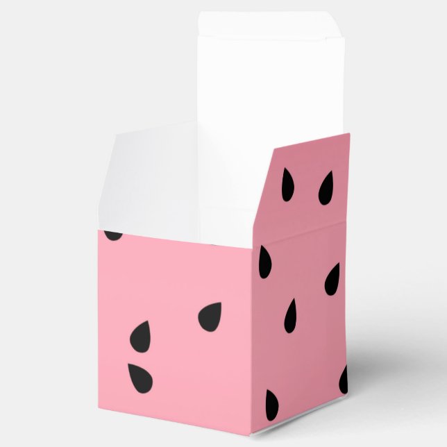 Vattenmelon Svarta Frön Sommar Vibes Saftig Rosa Presentaskar (Öppnad)