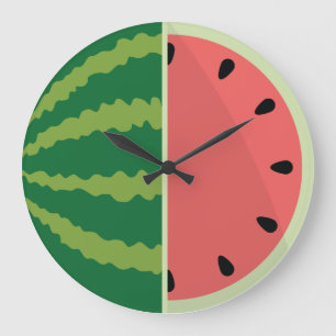 Vattenmelon Time! Stor Klocka