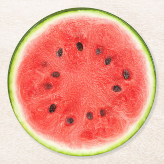 vattenmelon underlägg papper rund