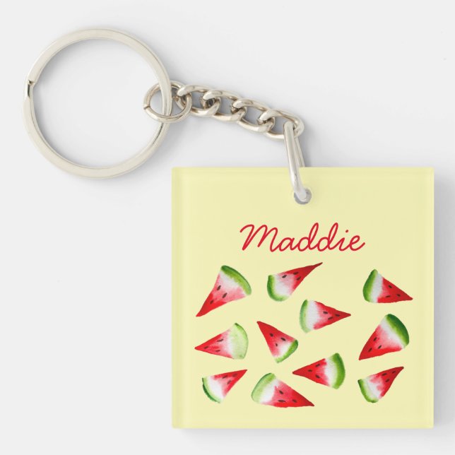 Vattenmelon vattenfärgssöt frukt (Framsidan)