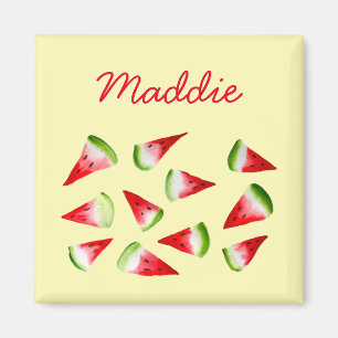 Vattenmelon vattenfärgssöt frukt magnet