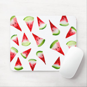 Vattenmelon vattenfärgssöt frukt musmatta
