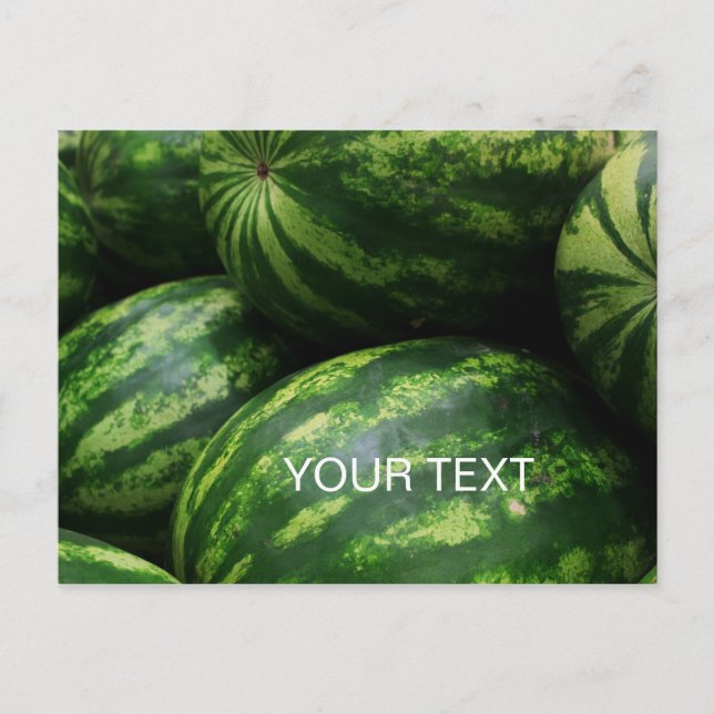 Vattenmelon Vykort (Framsida)