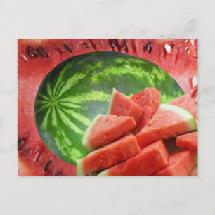 Vattenmelon Vykort