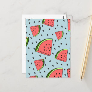 Vattenmelon Vykort