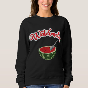 Vattenmelon - Watermelon Spoon Cute Fruit T Shirt
