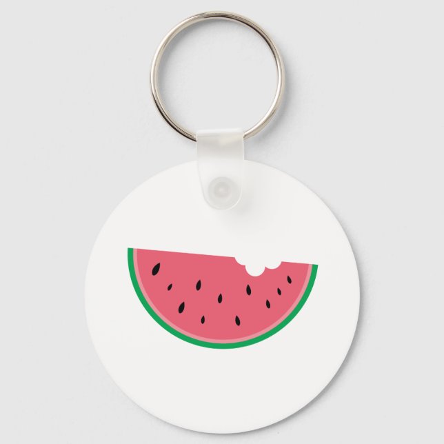 Vattenmelon Watermelons Fruit Sweet Health Fresh Nyckelring (Framsida)