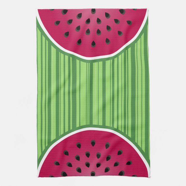 Vattenmelon Wedgies Kökshandduk (Vertikal)