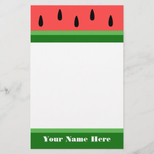 Vattenmelonbrevpapper Brevpapper
