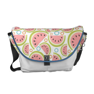 Vattenmeloncirklar Messenger Bag