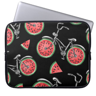 Vattenmeloncyklar, sommaren mönster. laptop fodral
