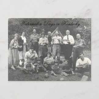 Vattenmelondagar i Kentucky Vykort