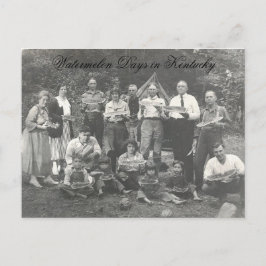 Vattenmelondagar i Kentucky Vykort