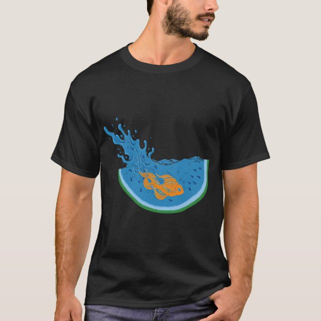 Vattenmelondykning T Shirt (Framsida)