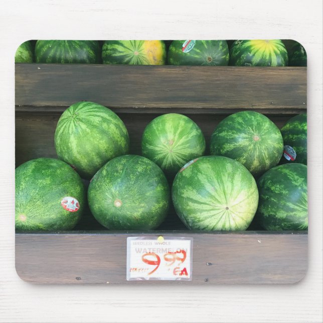 Vattenmeloner för försäljningsmarknaden Melon Fruk Musmatta (Framsidan)