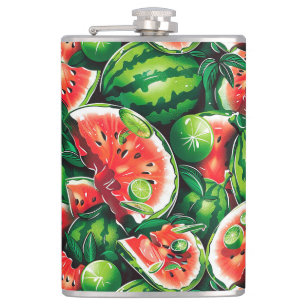 Vattenmeloner, kalk, vattenmelon löv, liten kalk f fickplunta